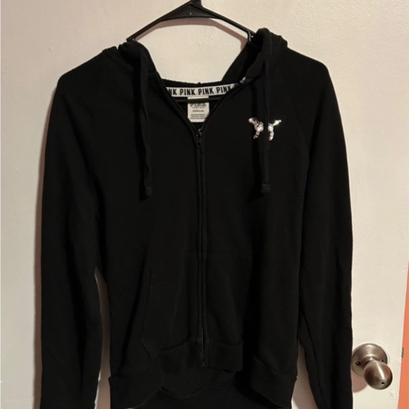 Victoria’s Secret zip up hoodie bling - Picture 3 of 3